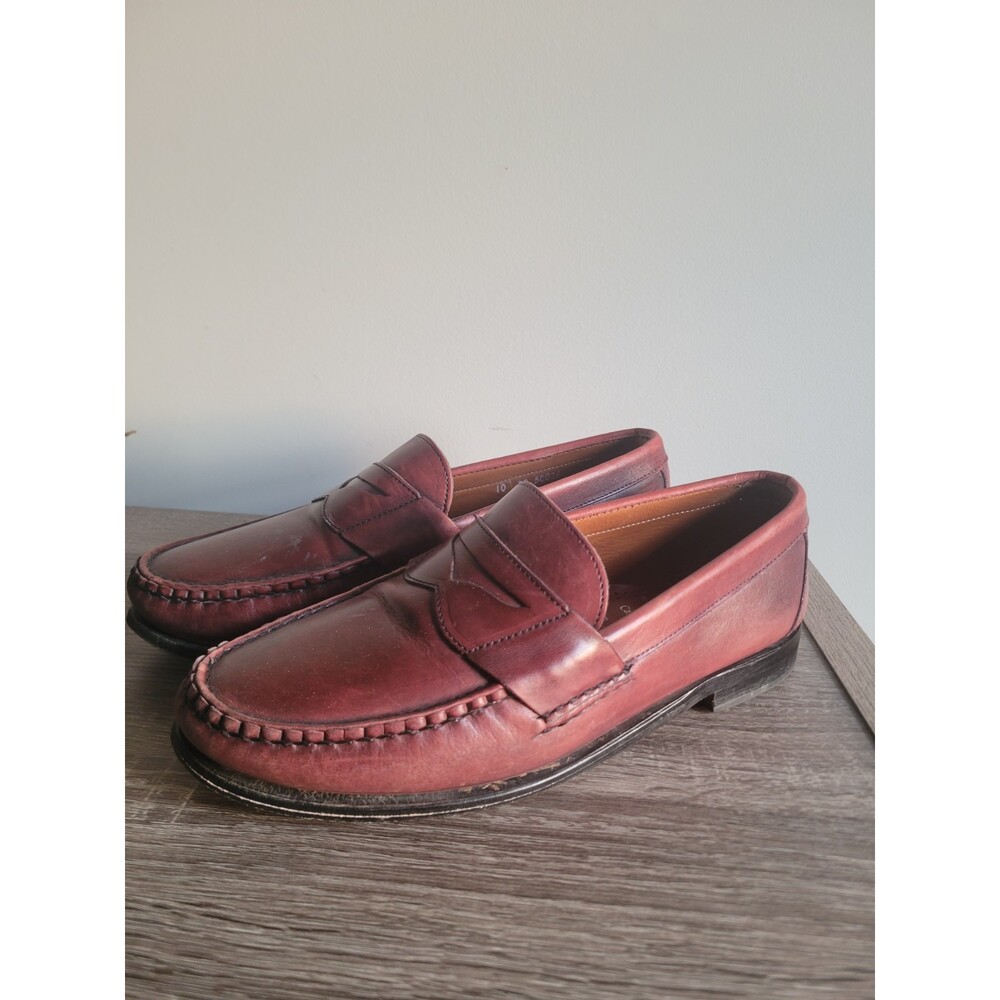 Allen Edmonds Cavanaugh Pinch Penny Slip-on Loafer  Oxblood Calfskin 10